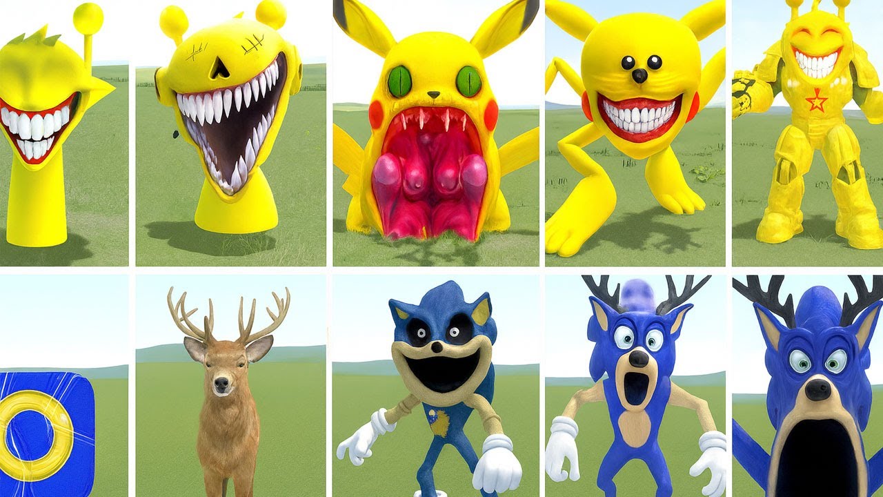 Every Sprunki Sonic Deer 99 Night Battles Sprunki Simon &ndash; Poppy Playtime Chapter 5 in Garry&rsquo;s Mod