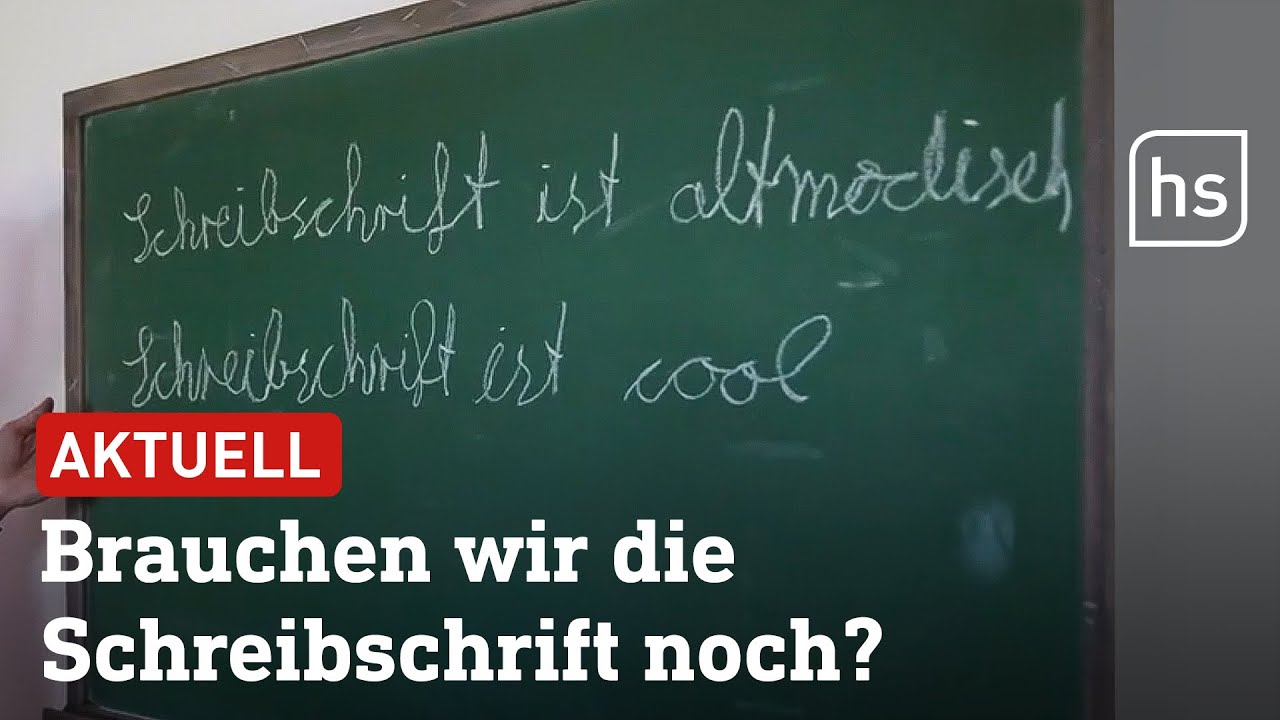 Warum lernen Kinder in Hessen noch Schreibschrift? | hessenschau