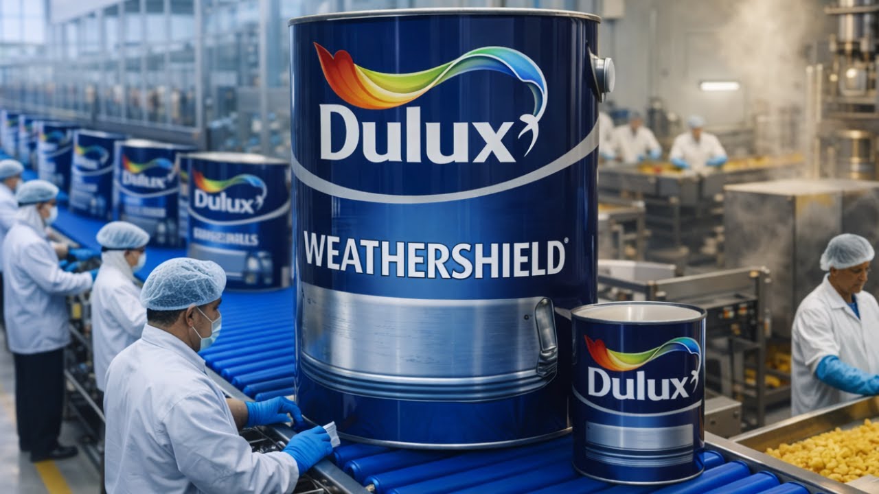 Inside Dulux (UK) Paint Factory 🏭 | How Premium Paint Is Made (Full Process) #Dulux #PaintFactory