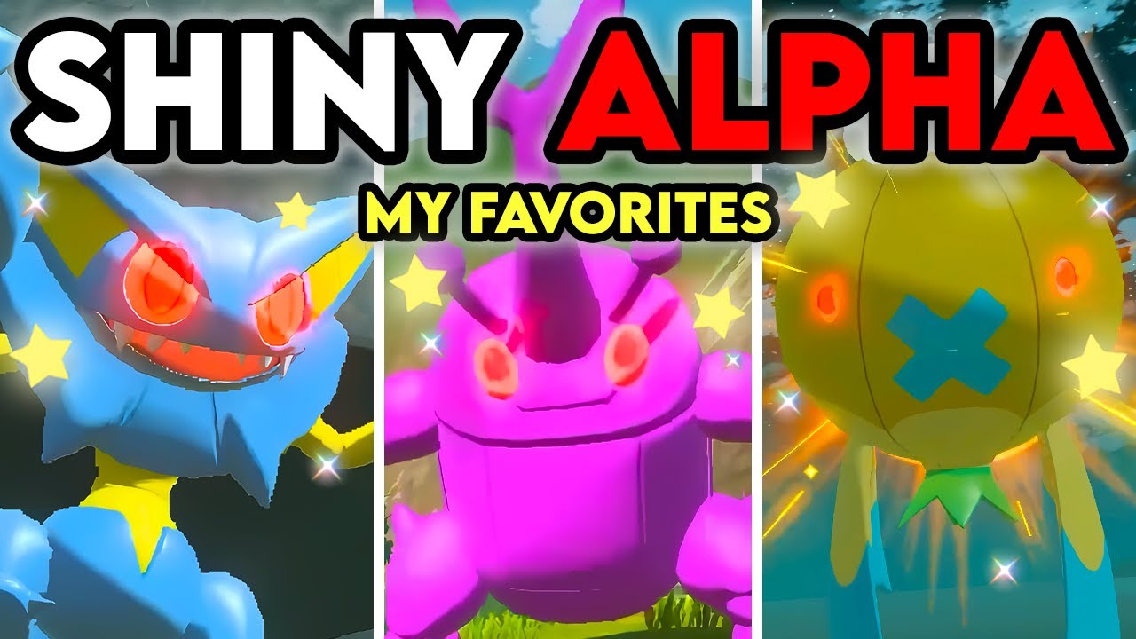 MY FAVORITE SHINY ALPHAS *FULL MOVIE* in Pokemon Legends: Arceus