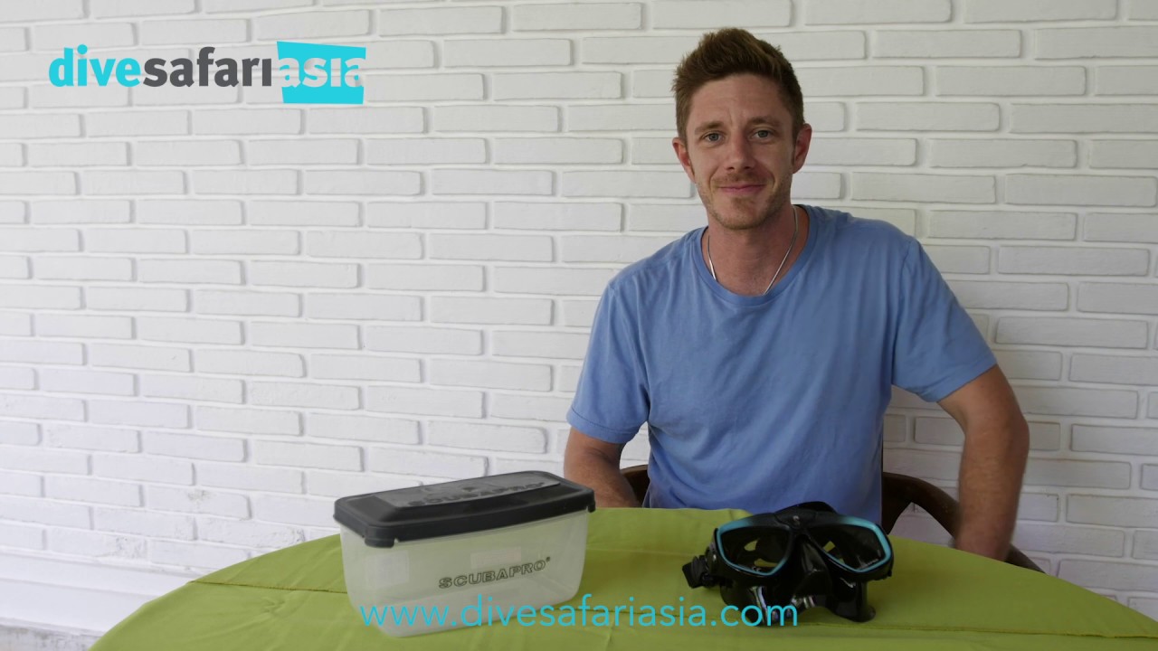 Burning a Dive Mask with Dive Safari Asia