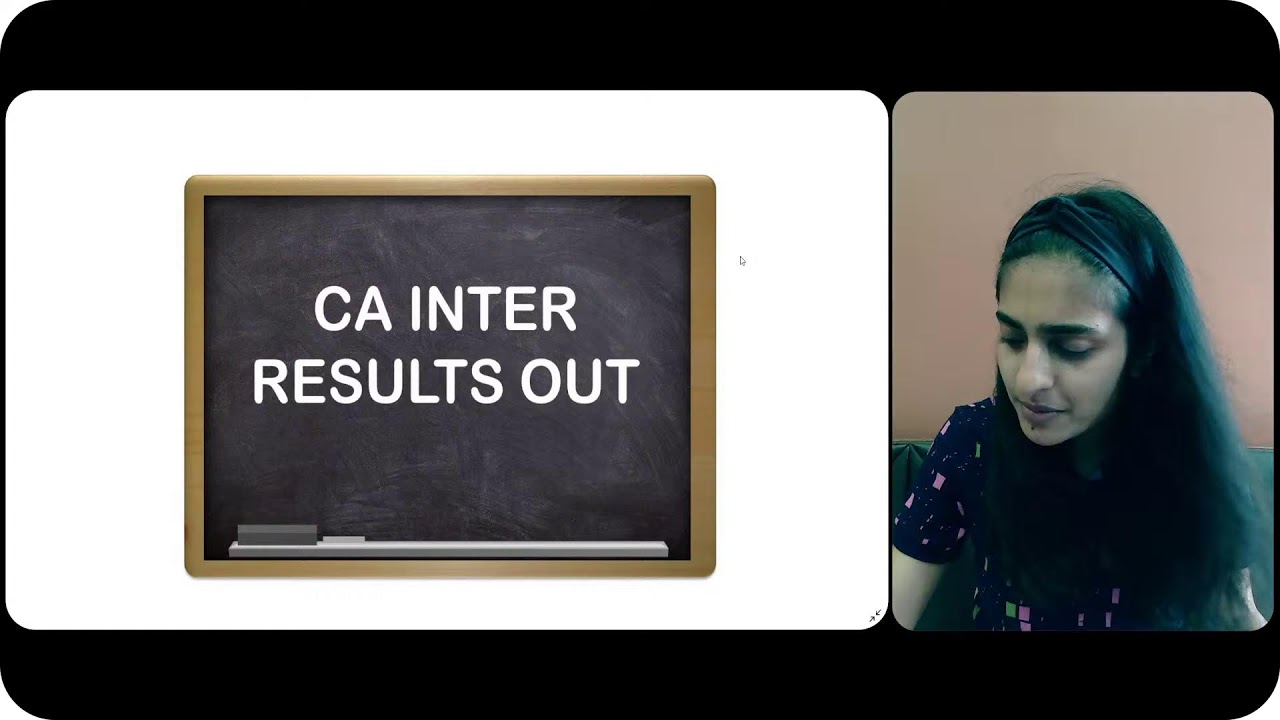 CA Inter Result  Discussion July 2021