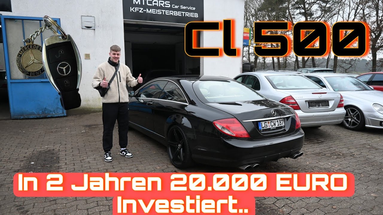 CL 500.In 2 Jahren 20.000 Euro Investiert.Clems...Benz