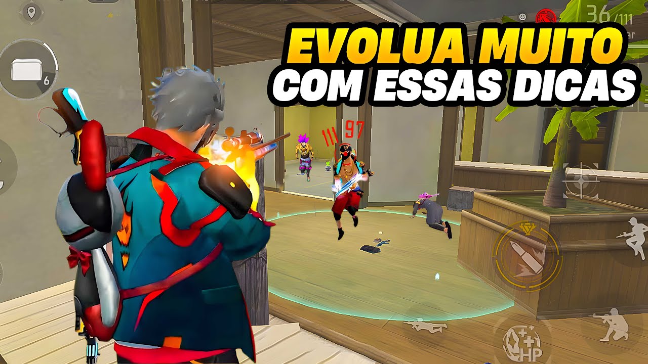 5 TRUQUES PARA VENCER MAIS PARTIDAS NO FREE FIRE! O 3º VAI TE SURPREENDER