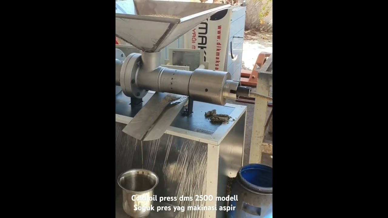 #aspir #aspiryagi #safflower #saffloweroil #oilmachine #blackseed #coldoilpress #coldpress dms2500
