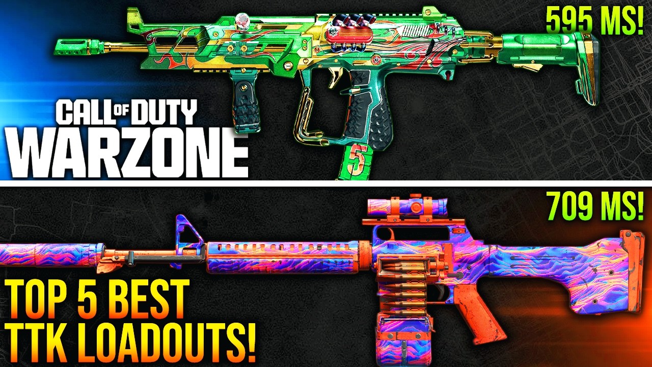 WARZONE: НОВЫЙ ТОП-5 ЛУЧШИХ МЕТОВЫХ СБОРОК ПО TTK после обновления! (Самые быстрые сборки по TTK ...