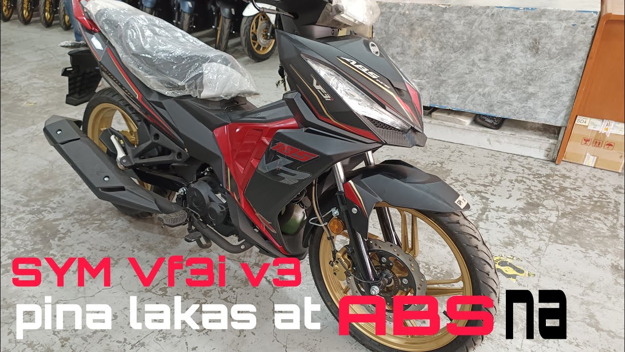 Ang bagong Hari ng underbone motorcycle SYM VF3i V3 @byahenifrank1015