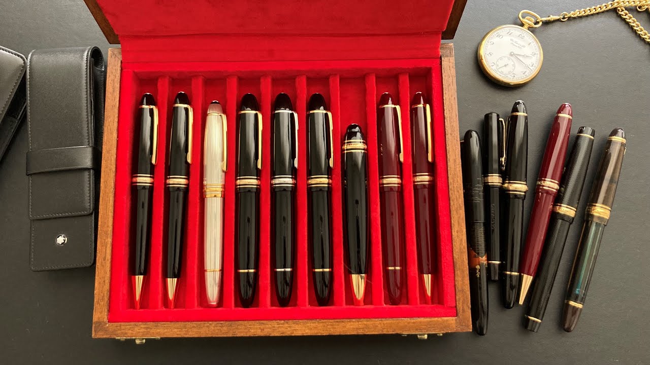 Présentation de ma collection de stylos-plume, stylos-bille et porte-mines (30.04.2022).