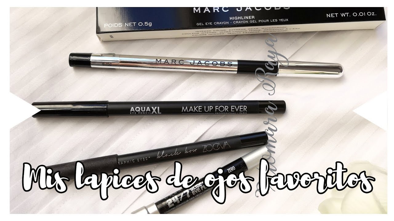 Mis lapices de ojos favoritos .