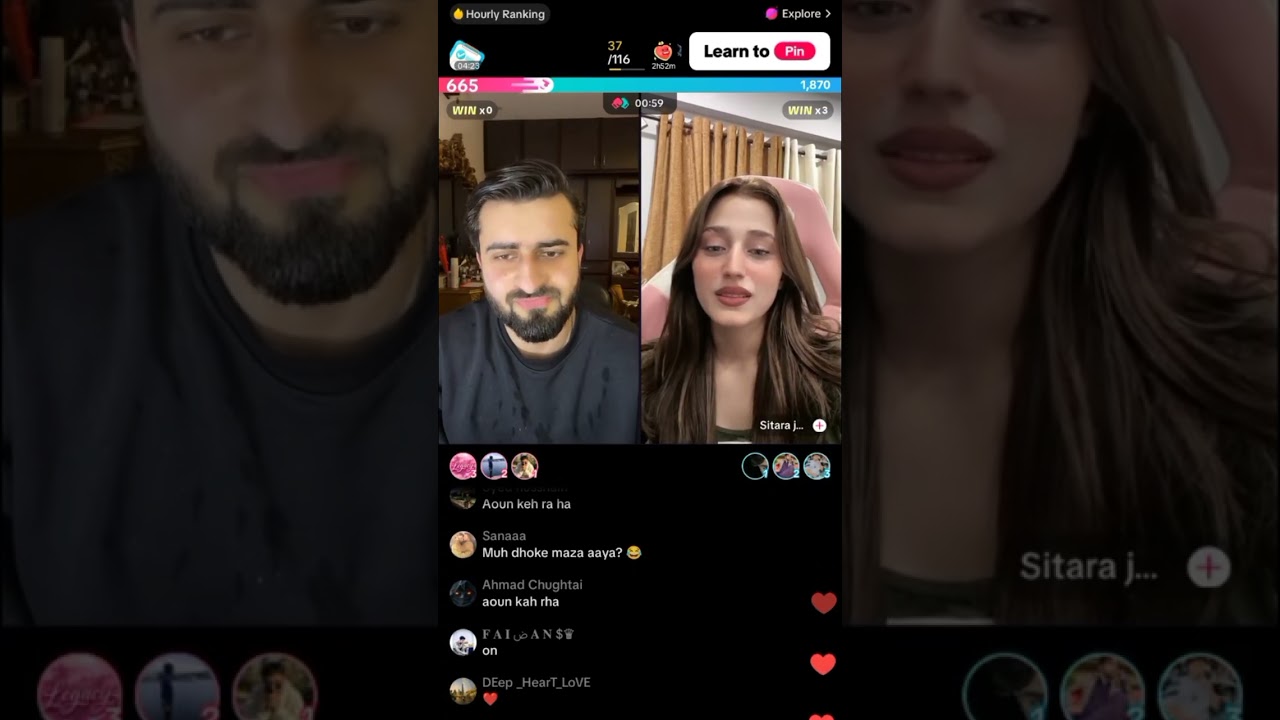 Haider shah live with sitara #rajabfamily #tiktoklive #viral #new #firstvideo 