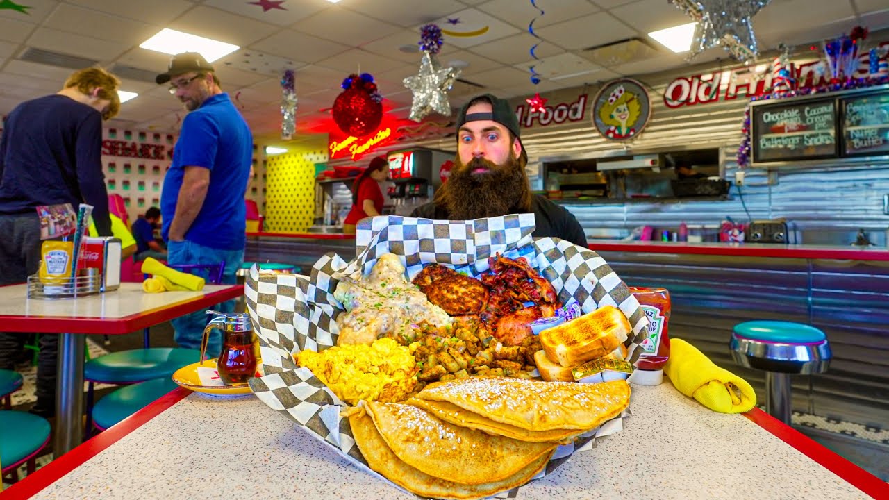 THIS CHALLENGE HAS BEEN AROUND 15 YEARS AND THEY SERVE IT IN A TRASH CAN LID! | BeardMeatsFood