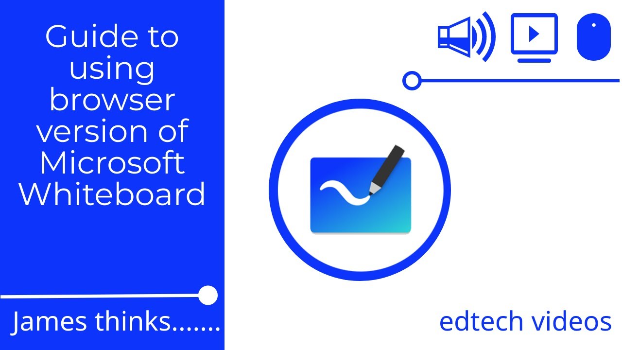 A guide to using the browser based version of Microsoft whiteboard, a great alternative to Padlet