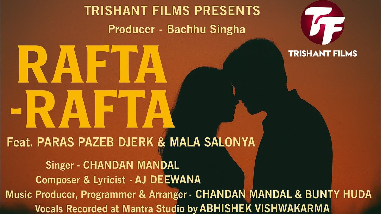 Rafta-Rafta | Trishant Films | Chandan Mandal | AJ Deewana | Official Music Video | Love Song 2025