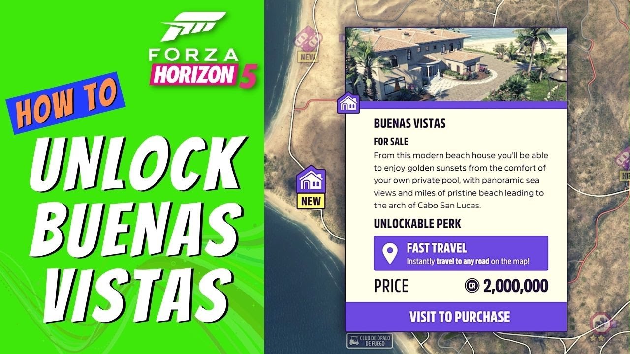 Как разблокировать Буэнас Вистас в Forza Horizon 5