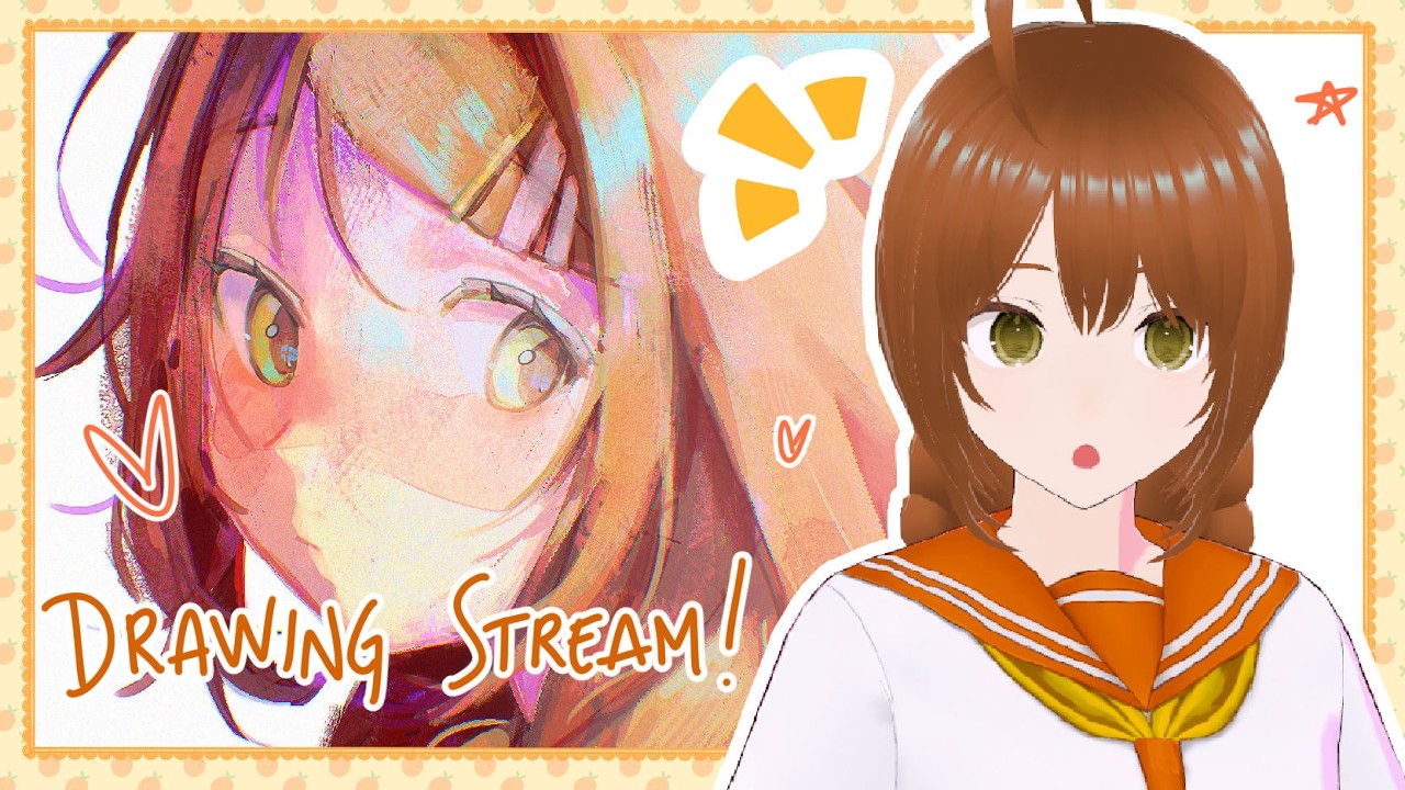 🍊DRAWING STREAM (se mi ricordo come si fa) | VTuber ITA 🍊
