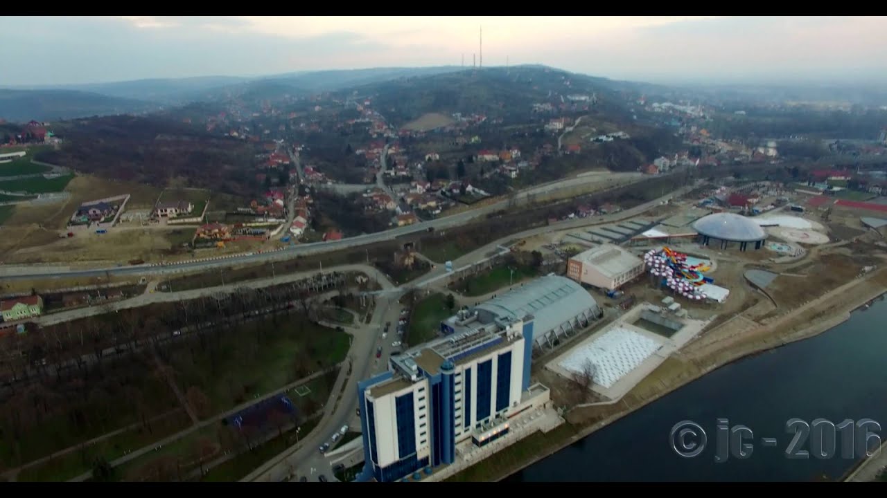 Oradea seen from above - 4K