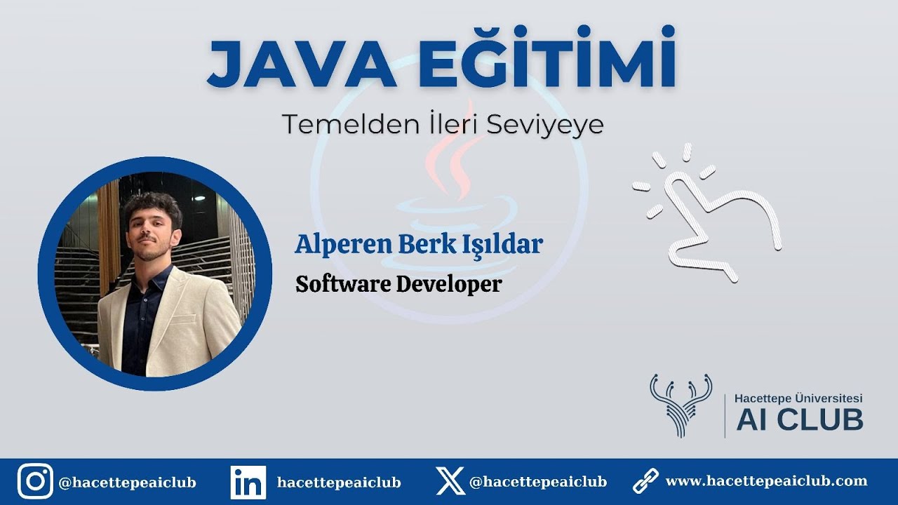 Java ile Programlamaya Giriş Ders-2 w/ Alperen Berk Işıldar