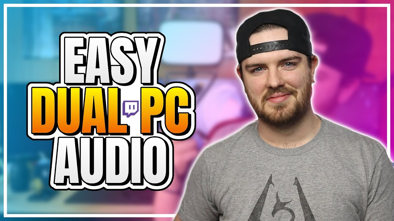 Easy Dual PC Audio Set Up! No Mixer! - P1xelPerfect