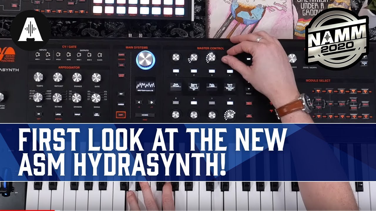 First Look At The New ASM Hydrasynth Synthesizer! - NAMM 2020