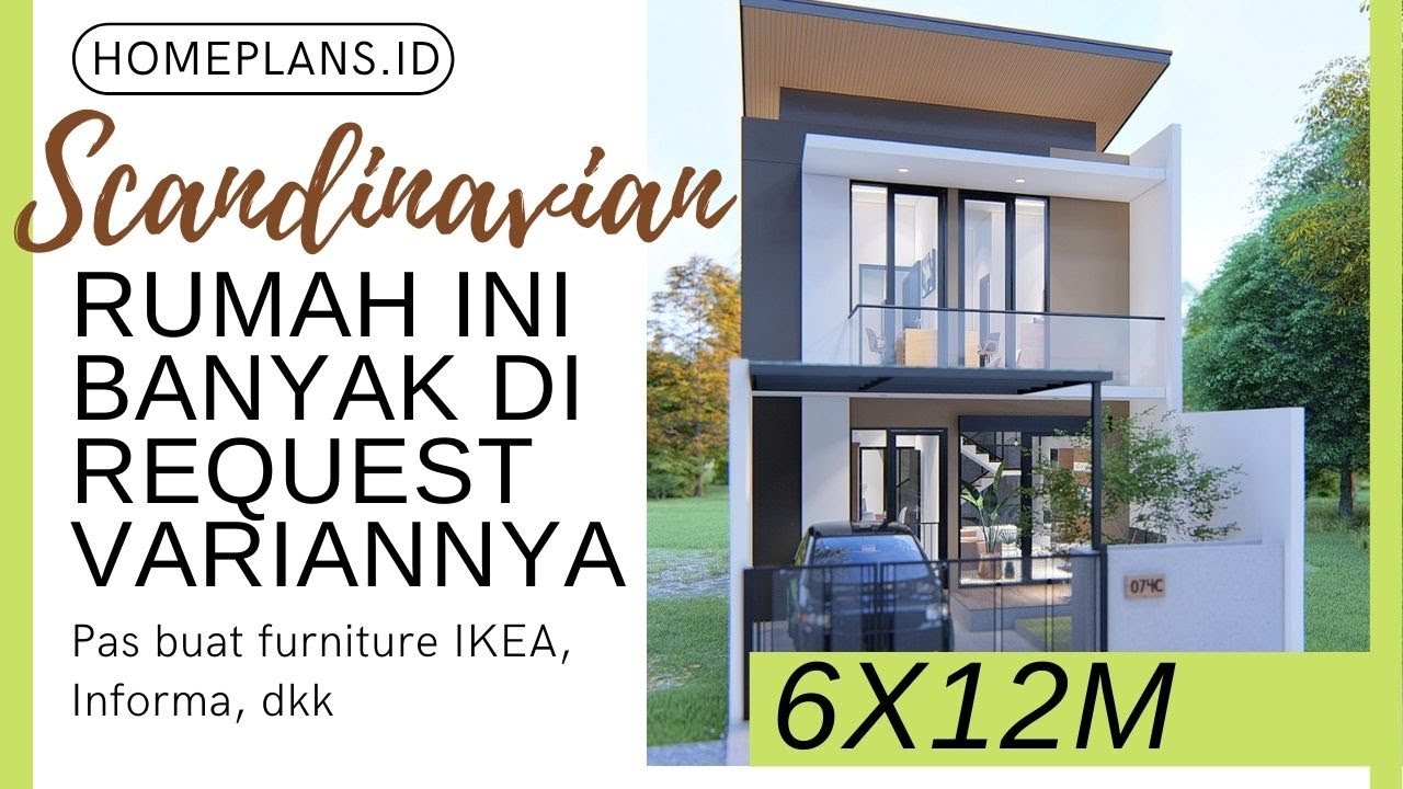 DESAIN RUMAH SCANDINAVIAN Pas Buat Furniture IKEA Informa dkk [kode 074C]