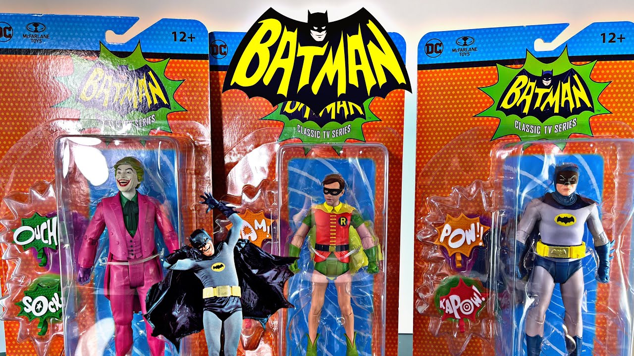 Mcfarlane toys: 66 Batman: The Joker, Batman and Robin figure review