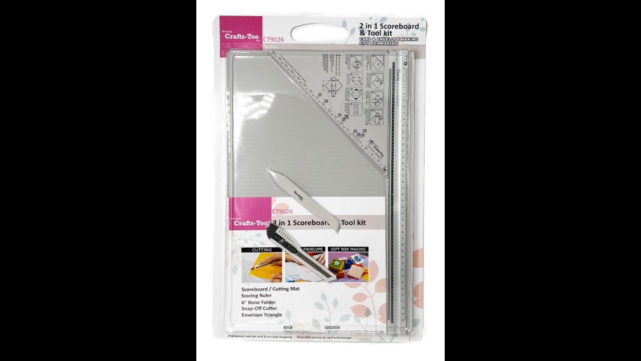 2 in 1 Scoreboard & Self Healing mat including Tool kit - CT9026