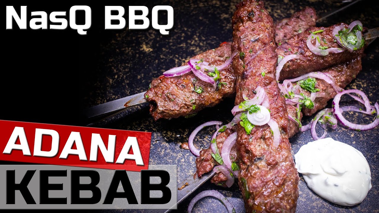 Adana Kebab - Heerlijke kruidige Turkse gehakt spiesen - NasQ BBQ
