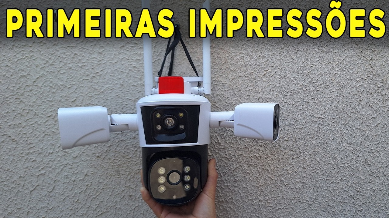 Câmera de segurança IPC24 WiFi que intimida qualquer um!