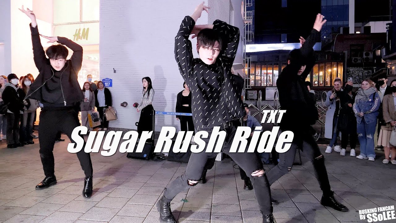 [4K] 유엘 (U.L) - Sugar Rush Ride (투모로우바이투게더, TXT) 커버 댄스 @ 230329 홍대 버스킹 직캠 By SSoLEE