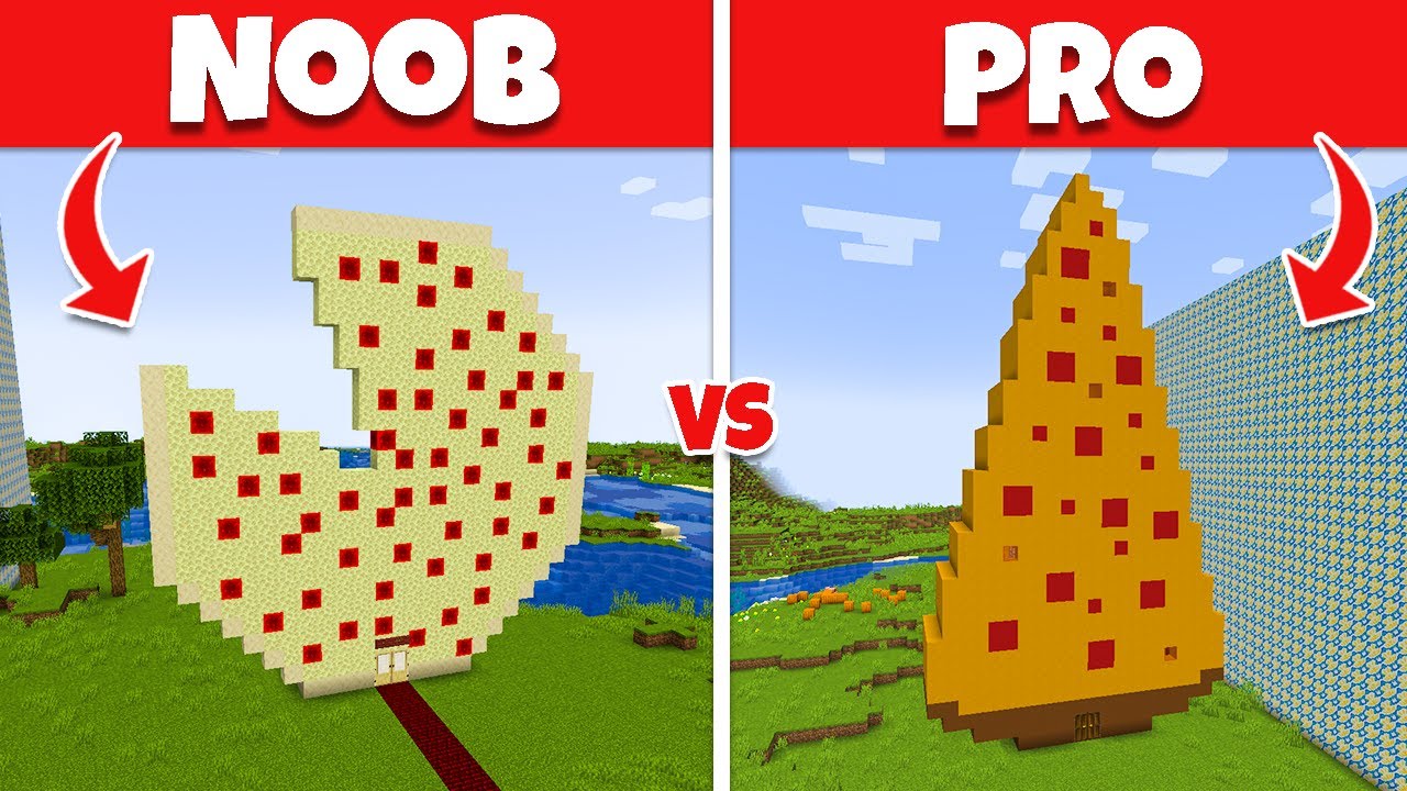 Aphmau Crew builds a PIZZA Shop | NOOB vs PRO