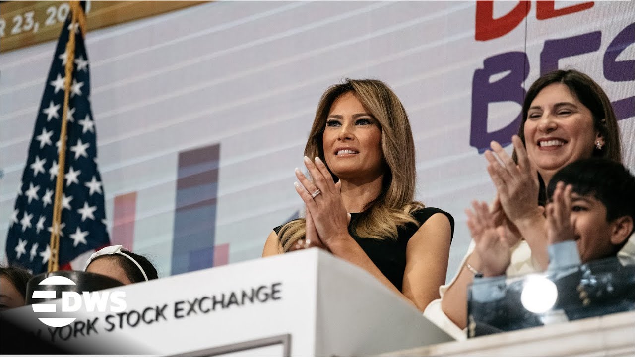 HISTORIC MOMENT: U.S. First Lady Melania Trump Rings NYSE Bell in NYC | AC15