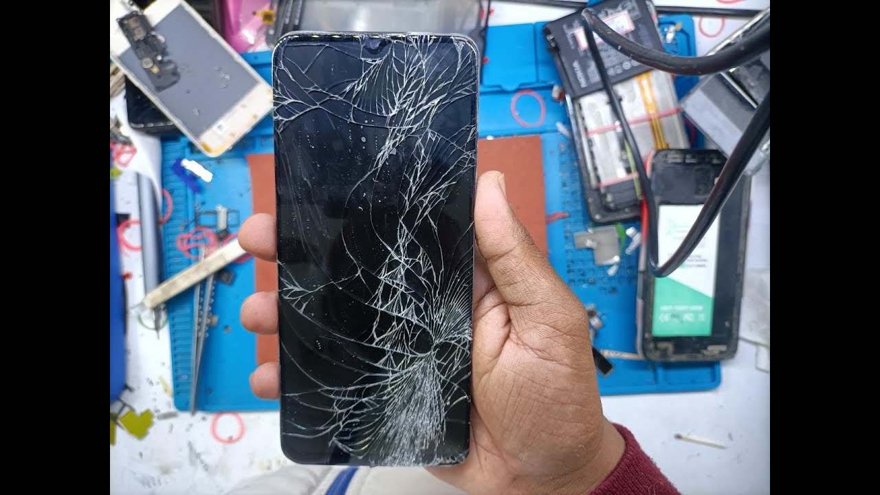 oppo f17  glass change polarizer change