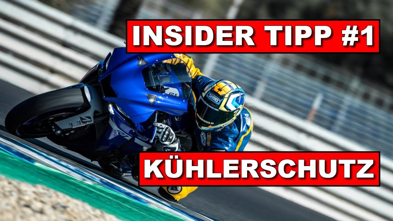 KEIN MOTORRAD KÜHLERSCHUTZ STURZ? - Rennfahrer erklärt