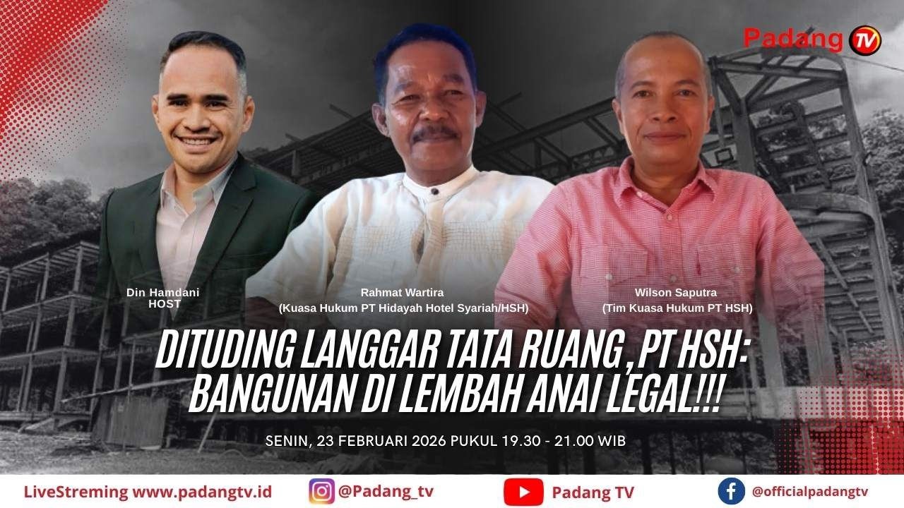 🔴 LIVE : DDS - Penertiban Kawasan Lembah Anai Memanas. Pemprov Siap Bongkar Paksa, PT HSH Melawan!