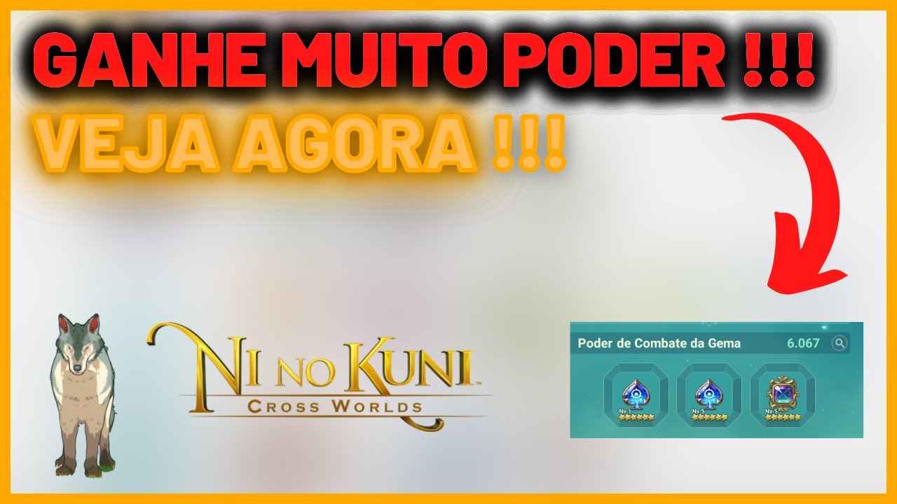 NI NO KUNI CROSS WORLDS - COMO FICAR MAIS FORTE COM GEMAS !!! PEGUE O PET [DINGO]