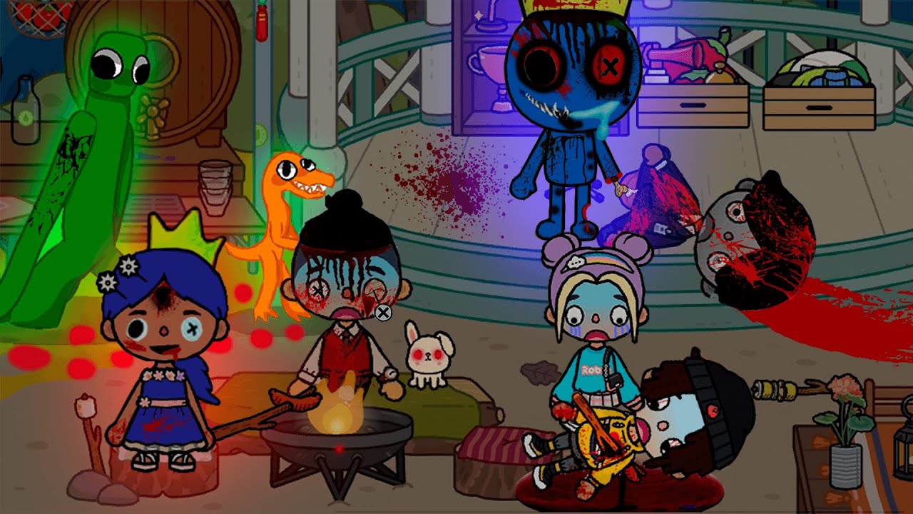 Rainbow Friends Changed Toca Boca💀👾/Toca Boca Horror Story/ Rainbow Friends in Toca Boca!