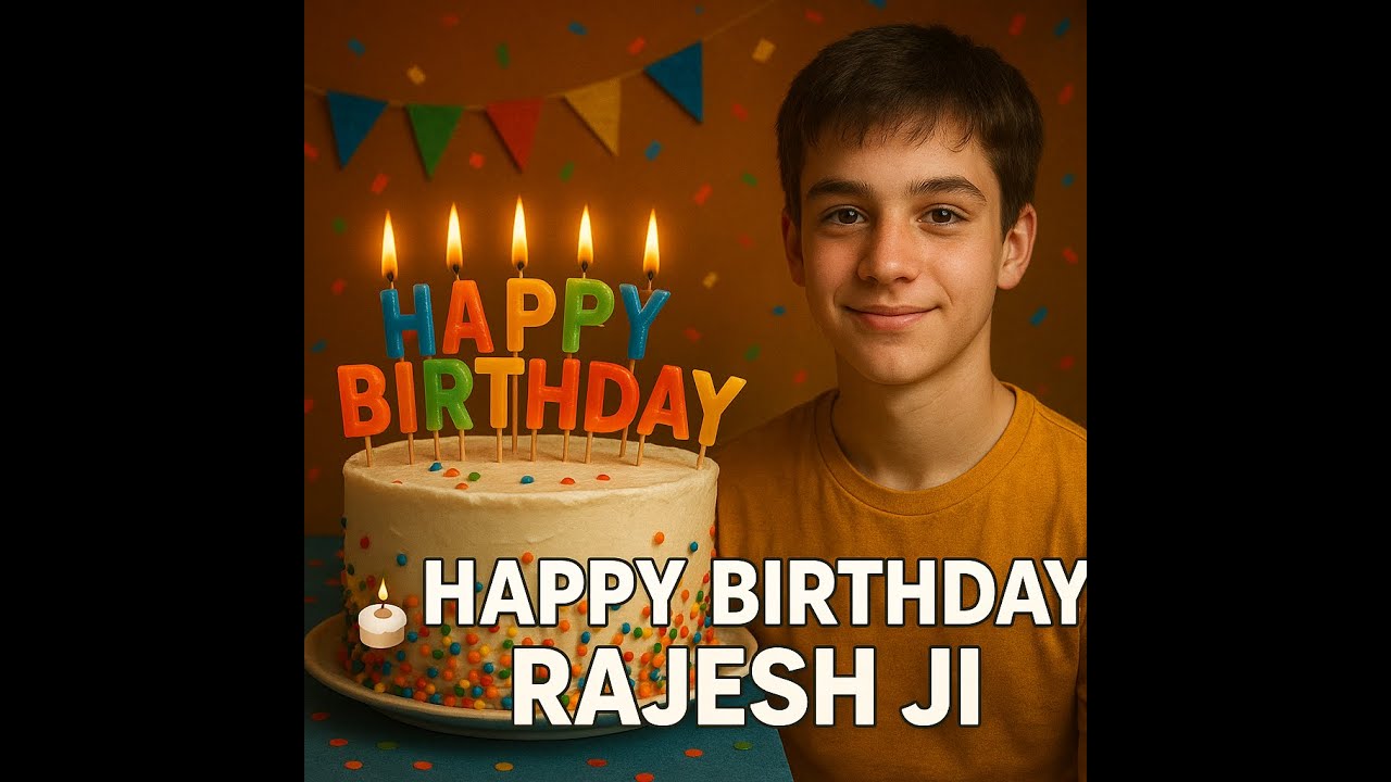 🎂 Happy Birthday Rajesh Ji | Special Birthday Song | Happy Birthday Name Songs | #happy