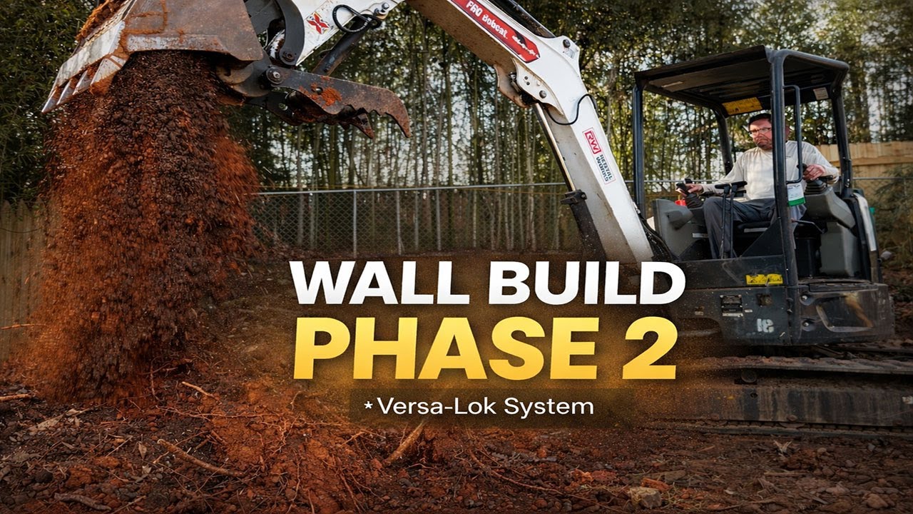 Greensboro Versa-Lok System Wall Build: Phase 2