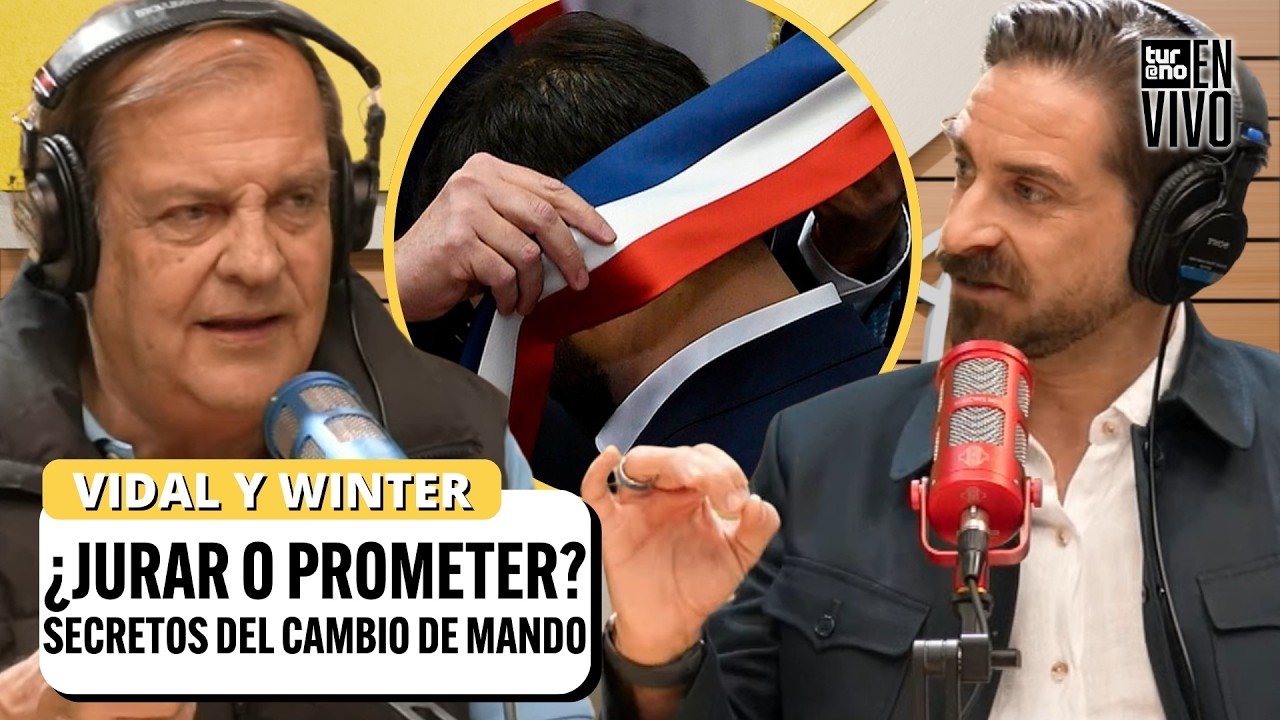 ¿Jurar o prometer? Pancho Vidal y Gonzalo Winter y los SECRETOS del Cambio de Mando | Turno En Vivo