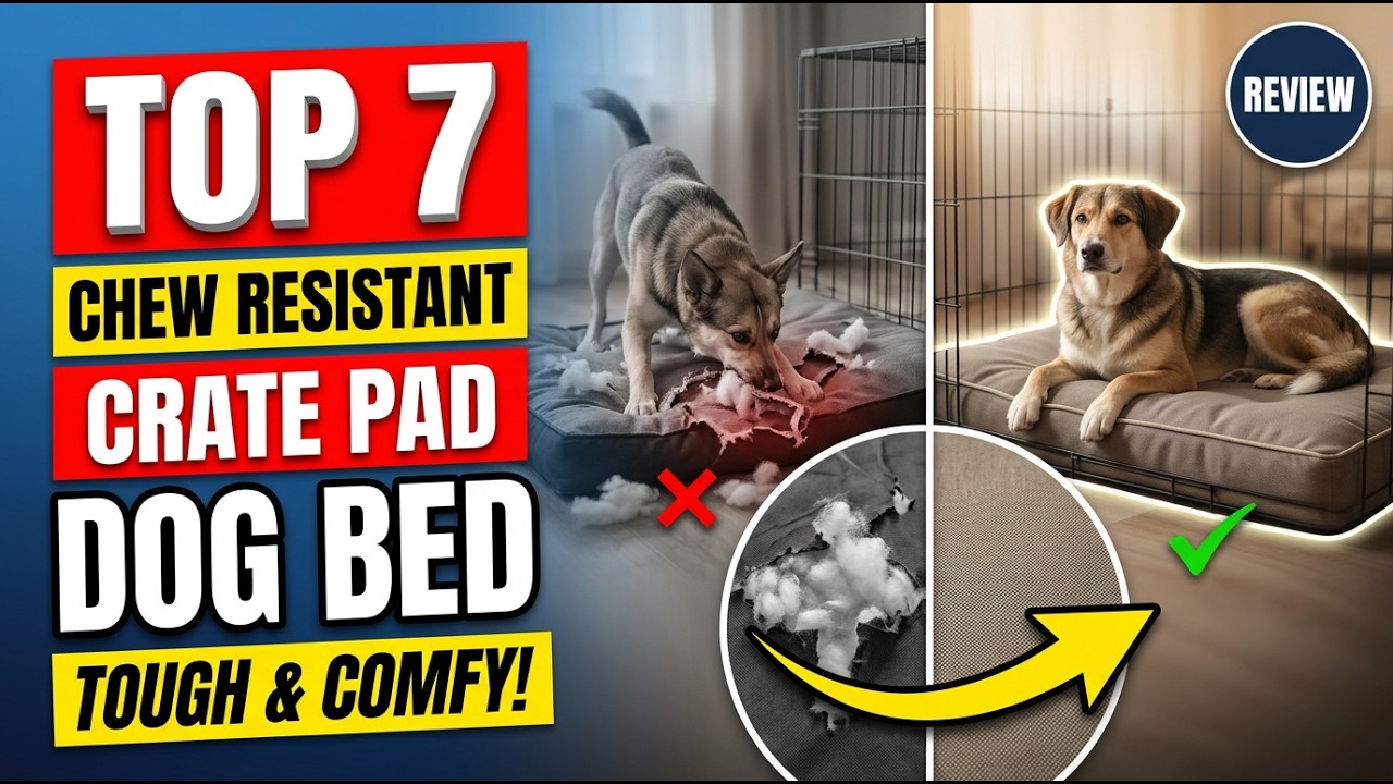 Top 7 Best Chew Resistant Dog Crate Pad Review (Urgent) Durable Comfort Guide 2026