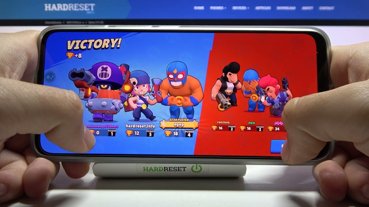 Brawl Stars Gameplay on Motorola Moto G71 5g &ndash; Review of Performance
