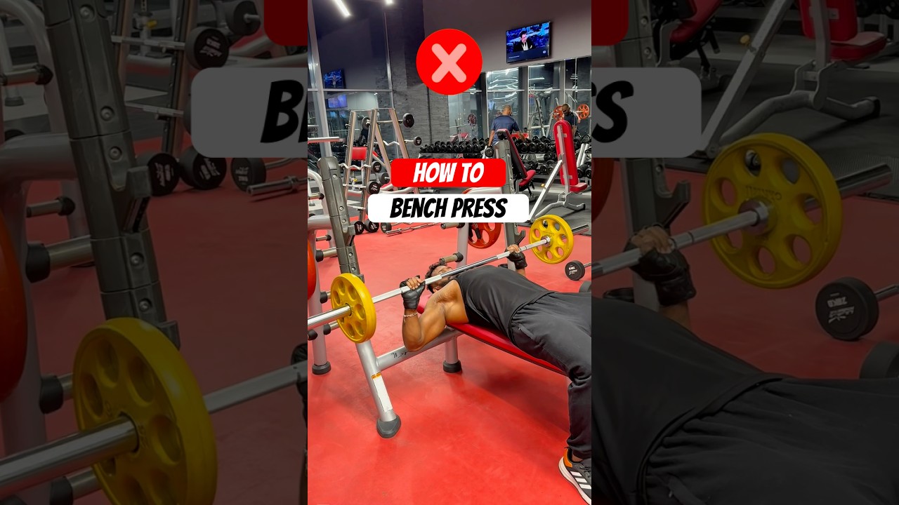 How to Bench Press with perfect technique.#benchpress