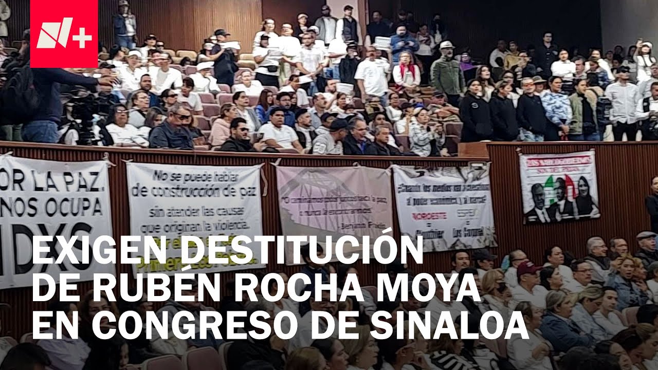 Manifestantes protestan en el Congreso de Sinaloa - En Punto