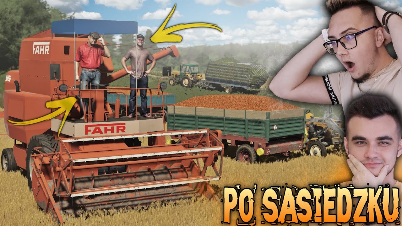 Sumsiad Przyjechał Kombajnować *MOD PASAŻERA* 🔥 JAK ODDAŁO SORGO !? 🌱 