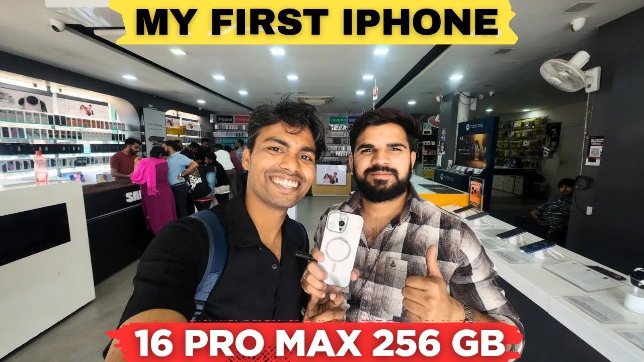 My First Iphone 😍  Finally I Bought brand new iPhone 16 Pro Max 256 GB | Sharad travel vlogs 
