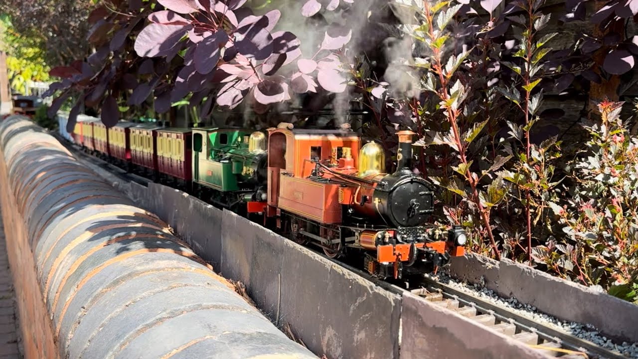 Visiting our friends garden railway for an open day July 2024
