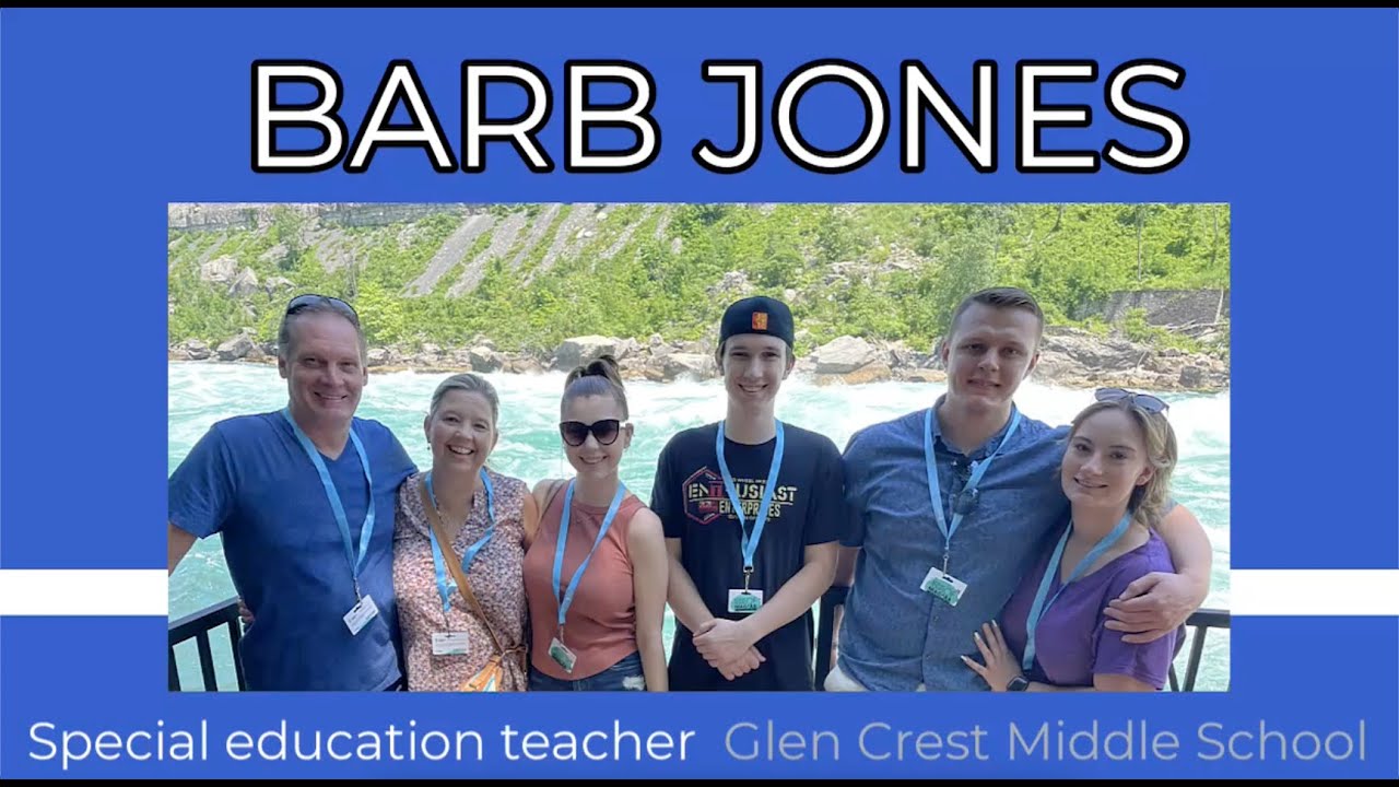 Celebrating Barb Jones, special education teacher at Glen Crest Middle School