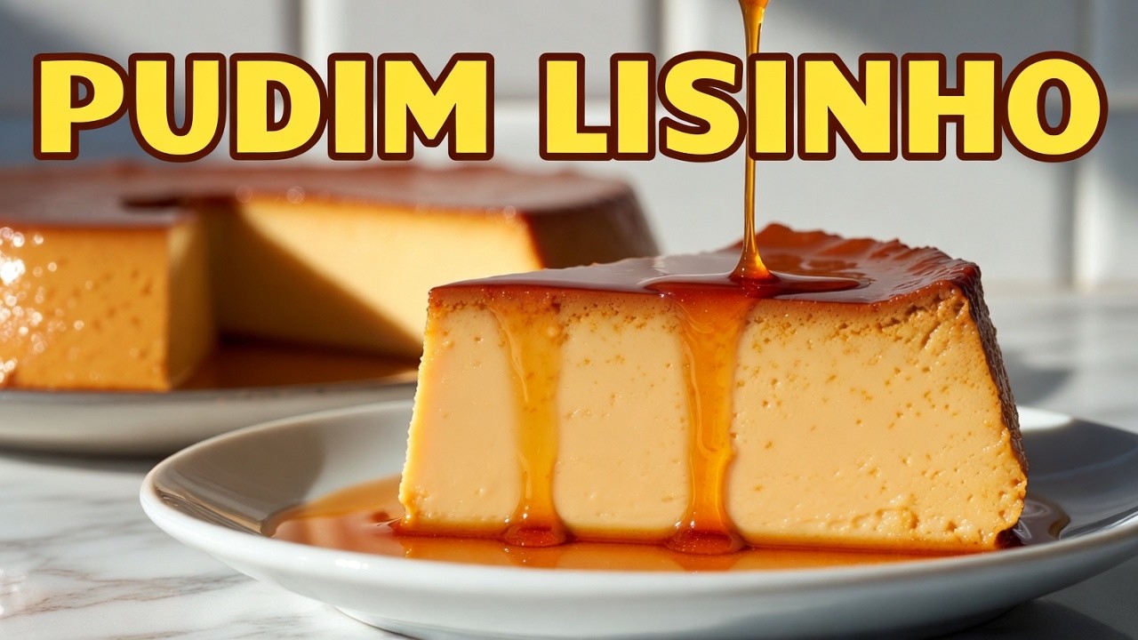 Receita de Pudim Lisinho - RÁPIDO E FÁCIL!