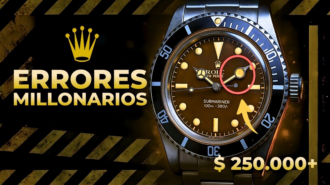 Los ROLEX que nacieron como ERRORES y hoy VALEN UNA FORTUNA.