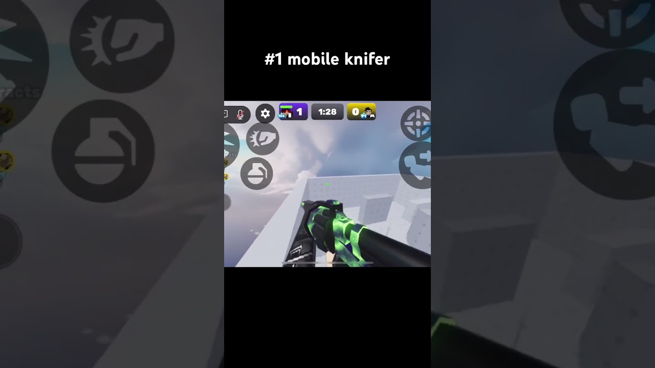 Best mobile knife user in Rivals.#rivals #knife #roblox #gameplay #movement #flyingkill